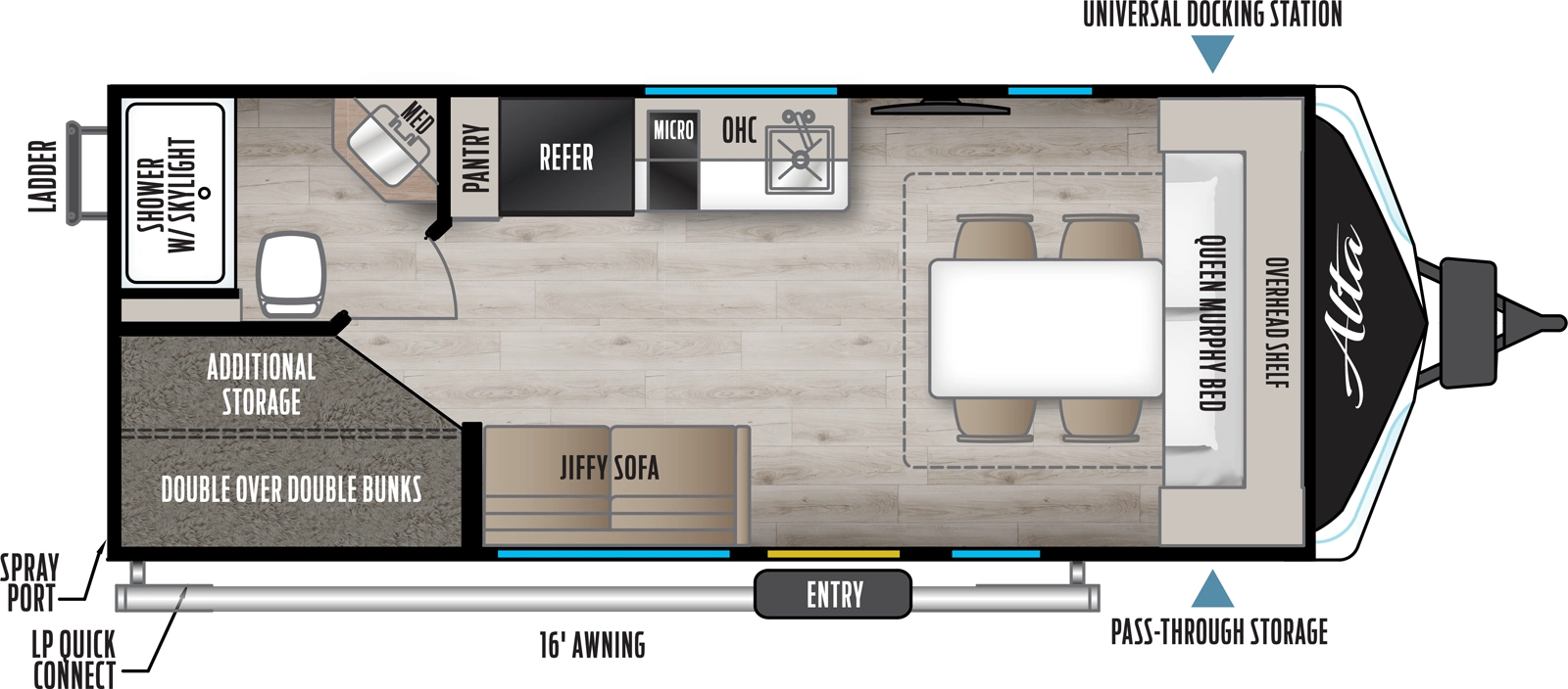 Alta 1800MBH-LE Floorplan